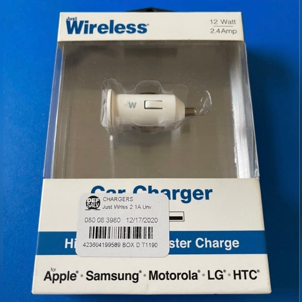 Just Wireless Car Charger (For Cigarette Lighter Port)